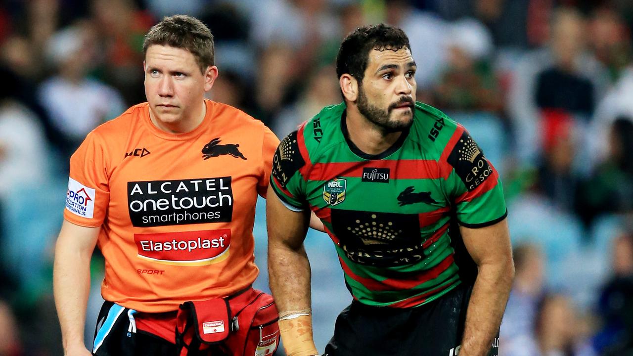 Greg Inglis expected to play for Rabbitohs against Broncos despite knee ...