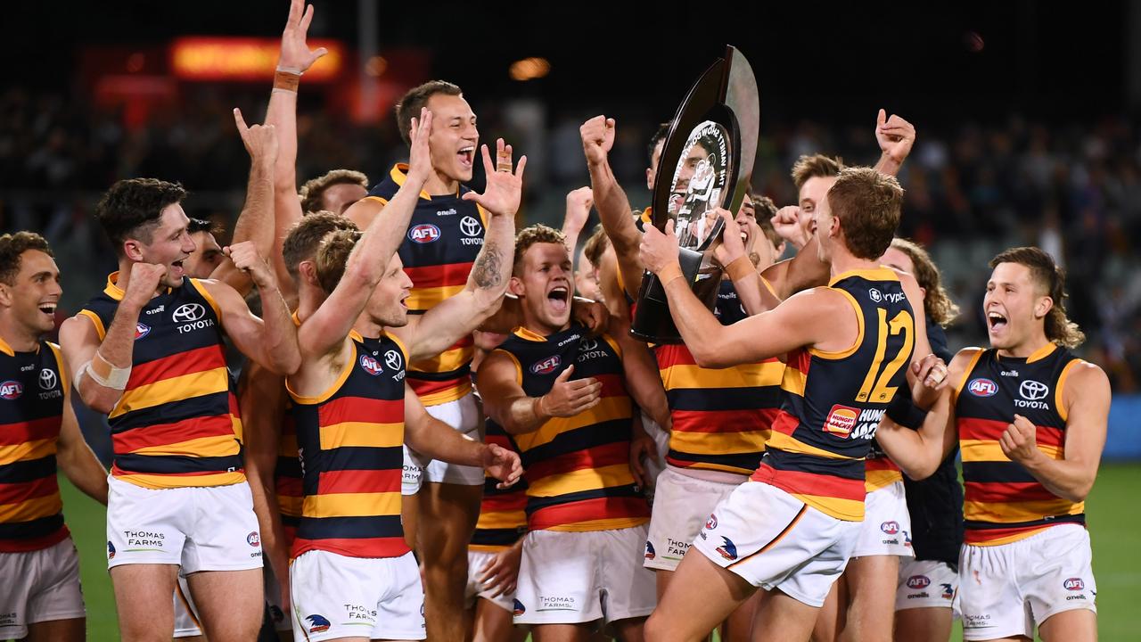 Adelaide took home the trophy in Showdown 53. Picture: Mark Brake/Getty Images