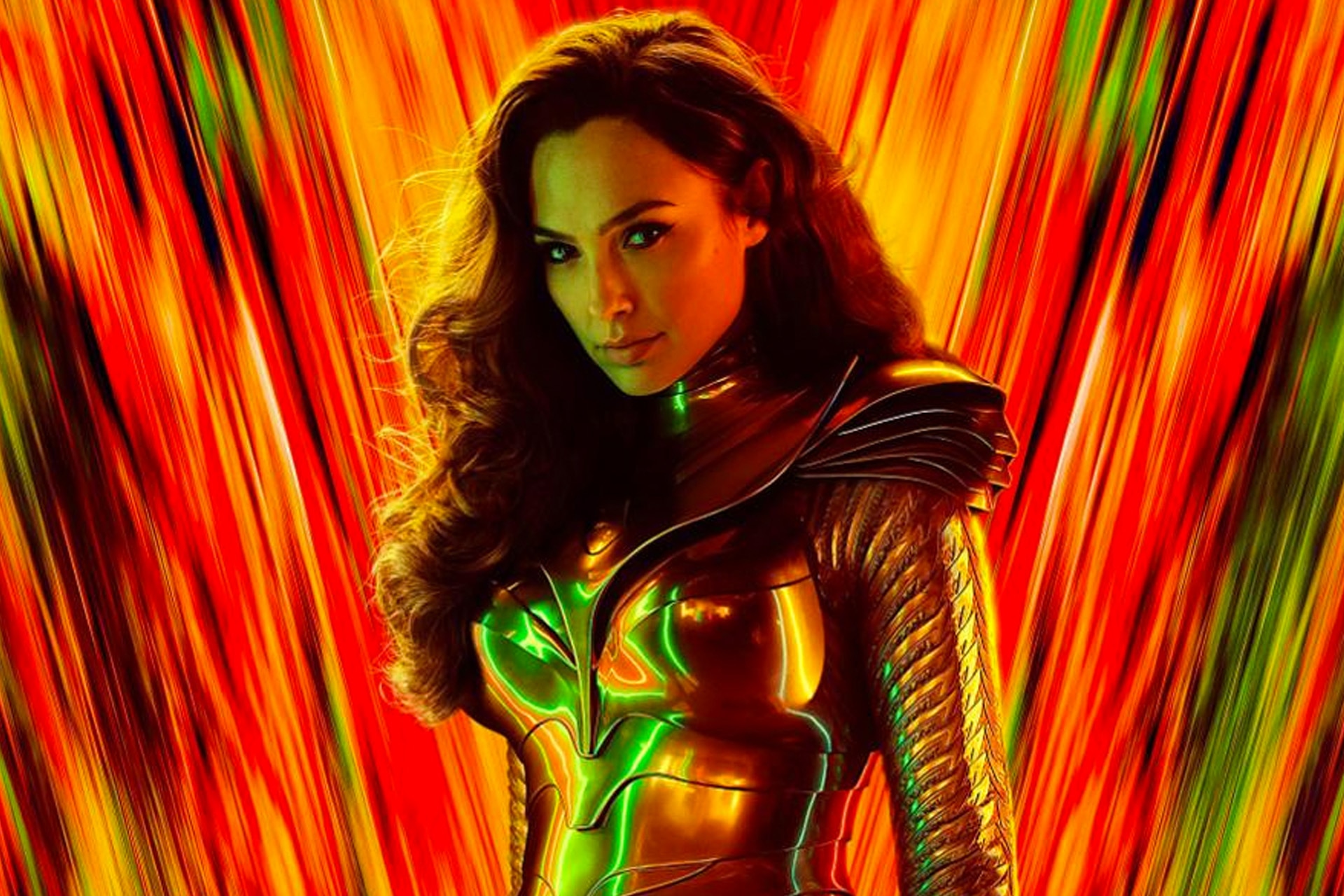 Gal Gadot Sports The Golden Eagle Armour In New Wonder Woman