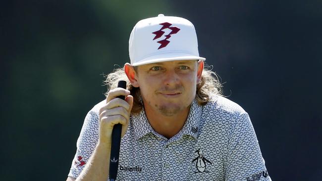 NCA. MELBOURNE, AUSTRALIA. 28th November 2024. Australian Open golf at Victoria Golf Club. Day 1. Australian Cam Smith during his opening round . Picture: Michael Klein