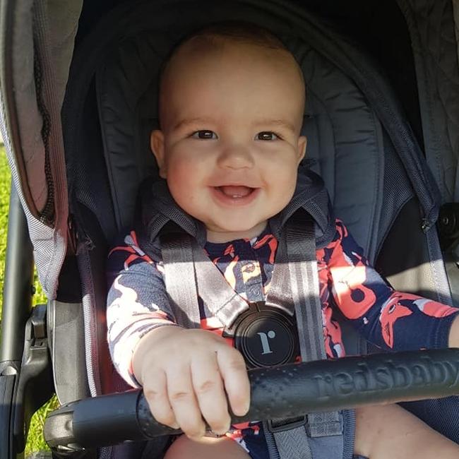 Connor Nowland enjoying seeing the ducks at Sanctuary Lakes. Picture: Dannielle Novak