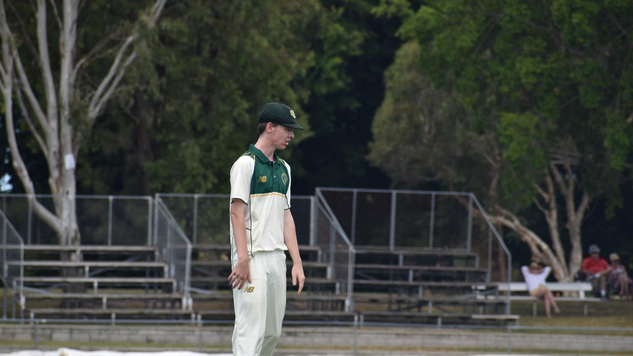 AIC First XI cricket between Marist College Ashgrove and St Patrickâ&#128;&#153;s College. Saturday March 4, 2023. Picture, Nick Tucker.