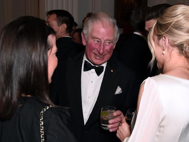 Prince Charles, Prince of Wales attends a dinner in aid of the Australian bushfire relief and recovery effort at Mansion House. Picture: Getty