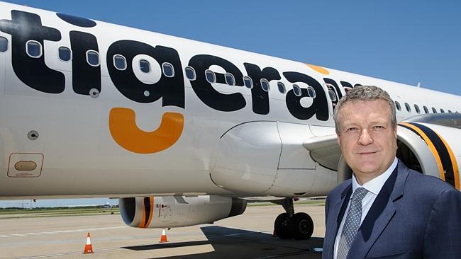 Tigerair pilots are meeting with airline chief executive Rob Sharp (pictured) and other management. Picture: Stephen Cameron 