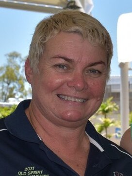 Swim coach Jodie Shanks.