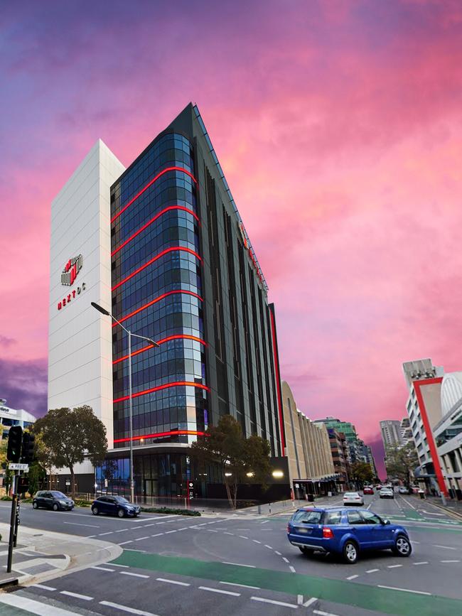 A new $100m NextDC data centre to be built in Pirie St, South Australia.