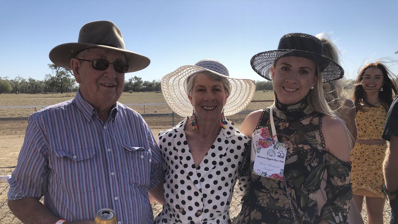 Russell, Helen and Samantha Sallway.