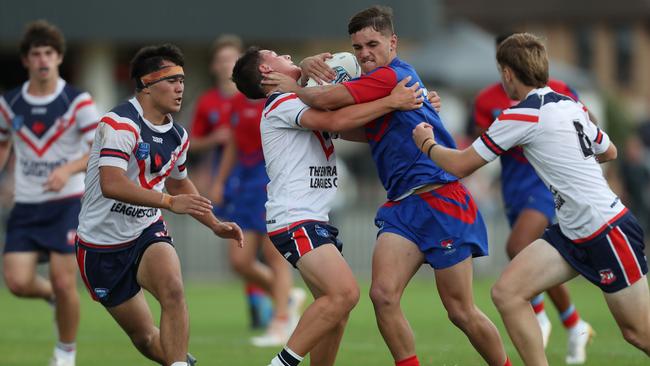 Newcastle Maitland Region Knights vs Central Coast Roosters. Picture: Sue Graham