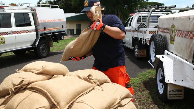 Sandbags are available for Cairns region residents. PICTURE: BRENDAN RADKE