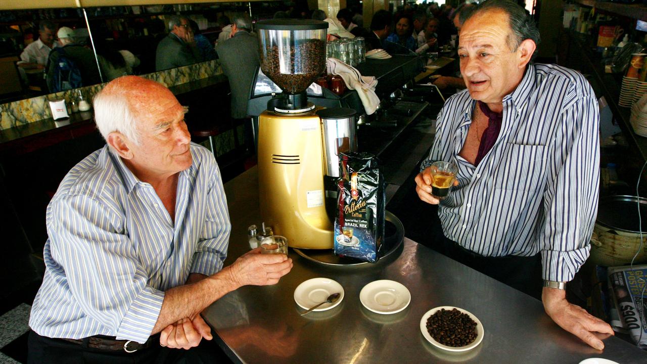 Sisto Malaspina (right) with business partner Nino Pangrazio.