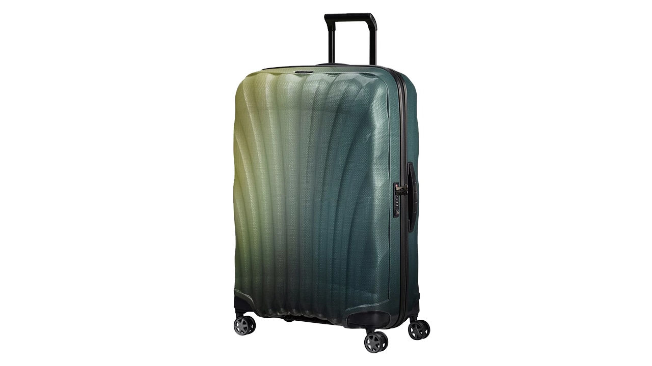 Samsonite's C-Lite limited edition Northern Lights case is a beauty. Picture: The Iconic