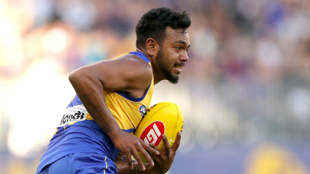 Willie Rioli of the Eagles. Picture: Richard Wainwright