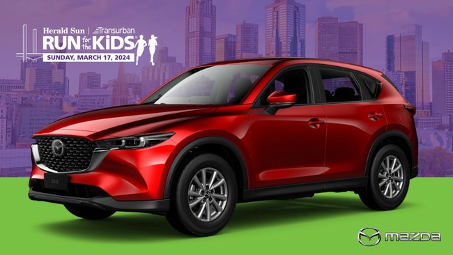 Fundraise for 2024 Herald Sun/Transurban Run for the Kids and you could drive away in a brand new CX-5 G25 Maxx Sport.