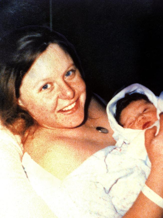 Debbie Fream, holding her son Jake, was just 22 years old when she was killed.