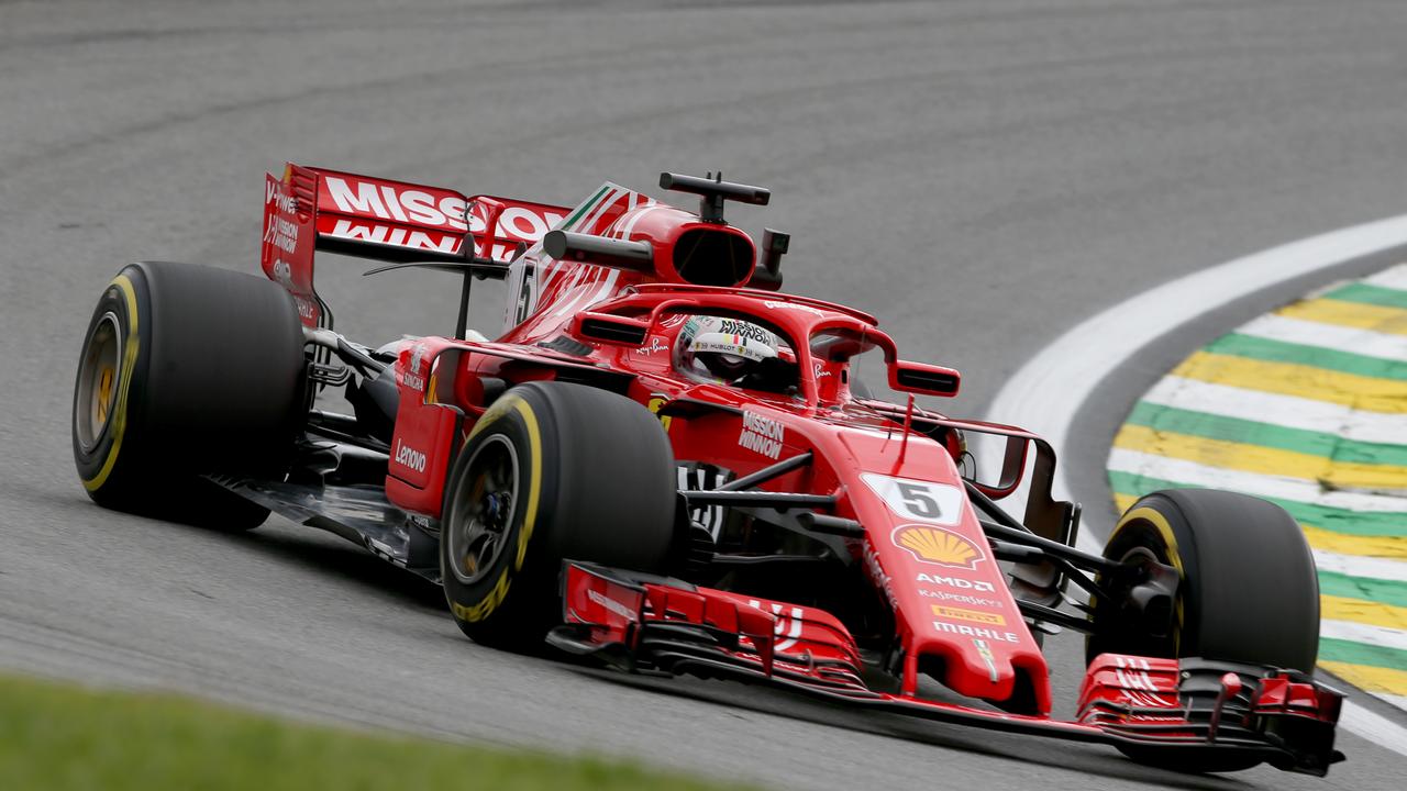 F1 Brazil qualifying Sebastian Vettel fined, Lewis Hamilton pole