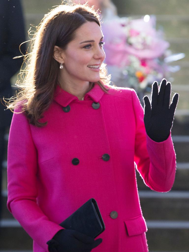 Britain’s Catherine, Duchess of Cambridge, visits Coventry Cathedral, in Coventry, central England, on January 16, 2018 with her husband Britain’s Prince William, Duke of Cambridge. Their Royal Highnesses visited Coventry for a day of engagements. .Picture: AFP