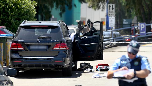 The former bikie boss was shot in the car park of a Fitness First gym in Rockdale, Sydney. Picture: Toby Zerna