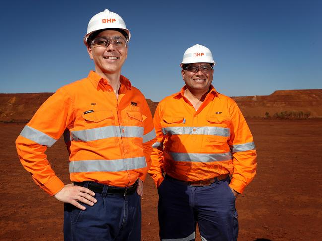 BHP announced last week that it would hire an additional 1500 people Picture: Colin Murty/The Australian