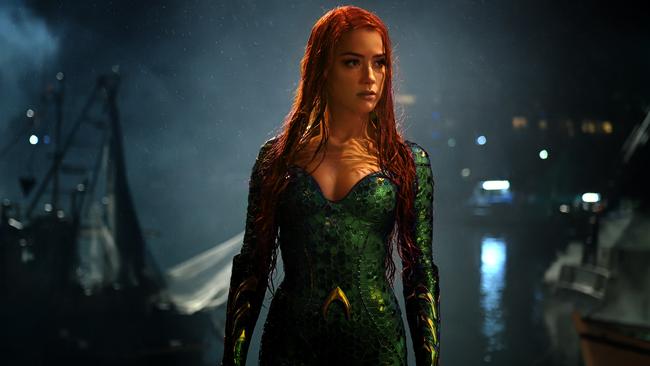 Amber Heard in Aquaman. 