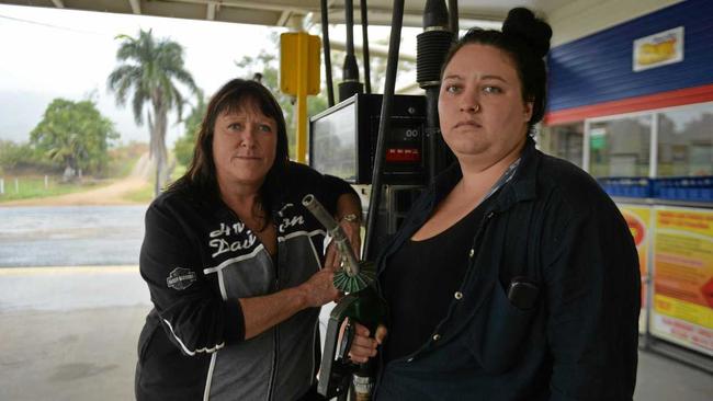 Mother-daughter team Chris Pollard and Courtney Pollard say they have been forced to close Valley Rural Services after thieves stole thousands of dollars worth of stock. Picture: Zizi Averill