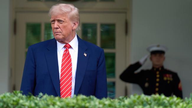 Donald Trump’s 3000 freshly deployed troops are already in place. Picture: AP Photo/Evan Vucci