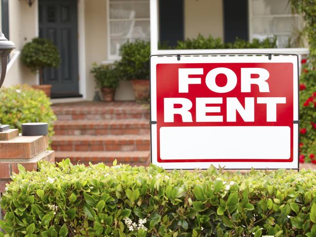 House for rent. To rent sign outside a house. Picture: THINKSTOCK