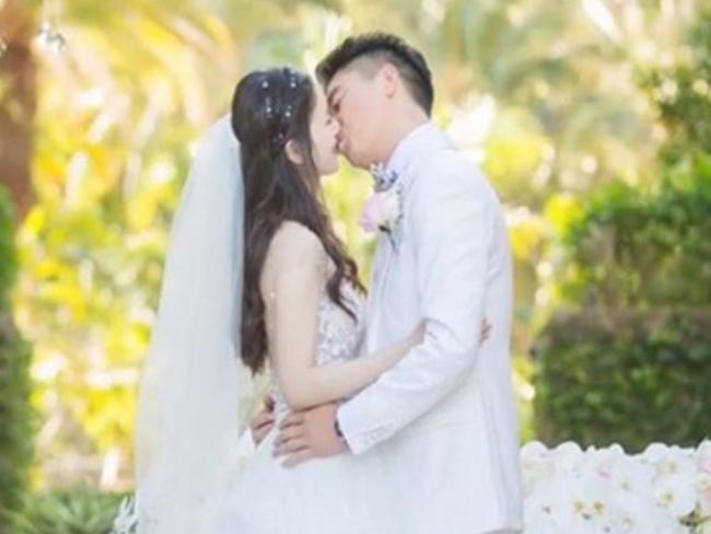 Fairytale romance: Zhang Zetian married billionaire Liu Qiangdong in Sydney in 2015.