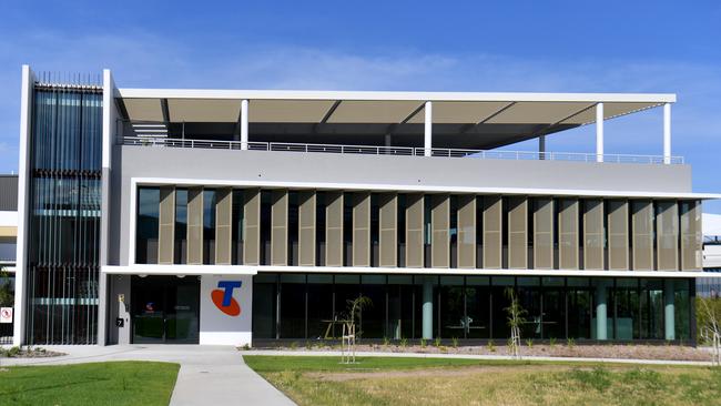 Construction on Telstra’s $32m state-of-the-art office and warehouse facility “Our Hub” in the Townsville CBD has been completed next to the old Townsville Bulletin building on Flinders St West. Picture: Evan Morgan