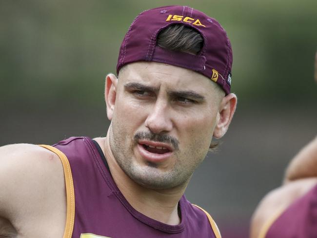 Brisbane Broncos player Jack Bird in action during a team training session in Brisbane, Thursday, January 30, 2020. (AAP Image/Glenn Hunt) NO ARCHIVING