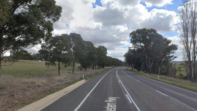 An elderly man and woman have been identified of a horrific head-on crash near Cowra on the Mid Western Highway. Source: Google Maps