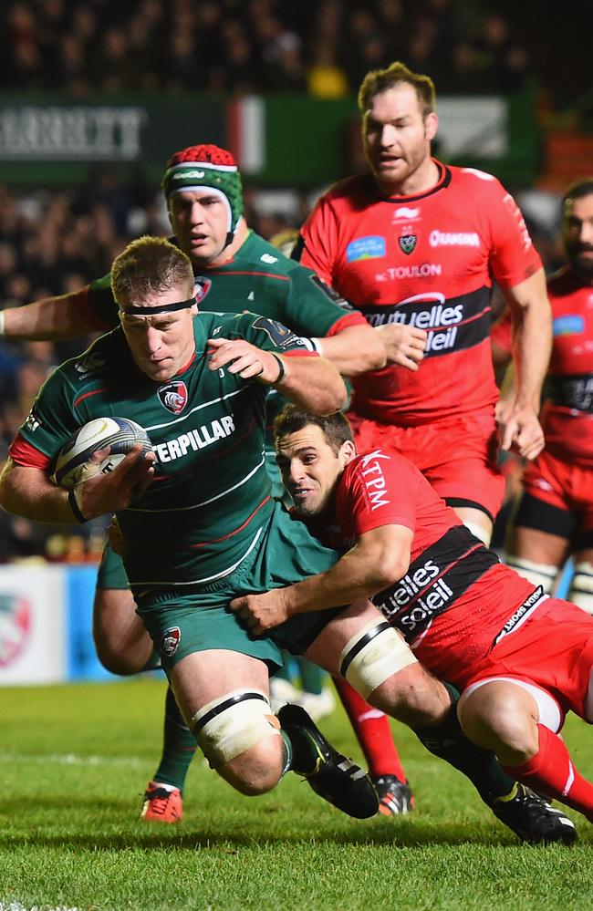 Brad Thorn scores try as Leicester stun Toulon in European Champions ...