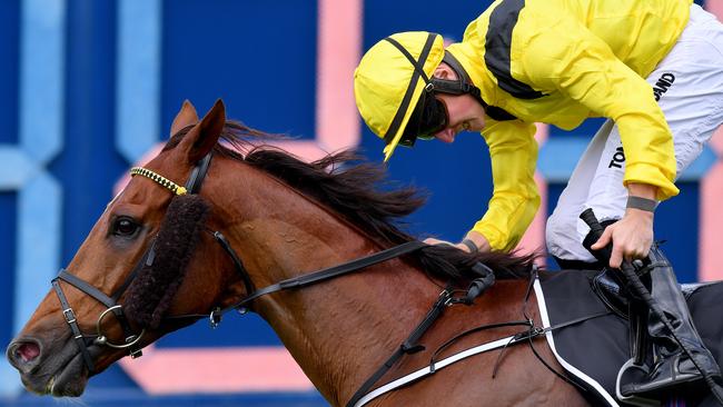 Tom Marquand heads back to England after riding at Royal Randwick on Saturday. Picture: AAP