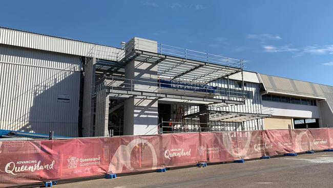 Entrance to the new stadium at Zillmere.