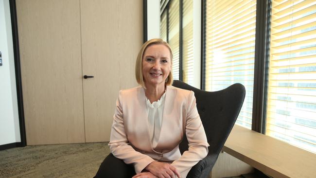 Mirvac CEO Susan Lloyd-Hurwitz at their head office in Sydney. Picture: Britta Campion