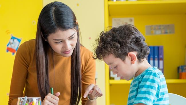 Be careful of too many people turning up with your child on the first day of school. Picture: iStock