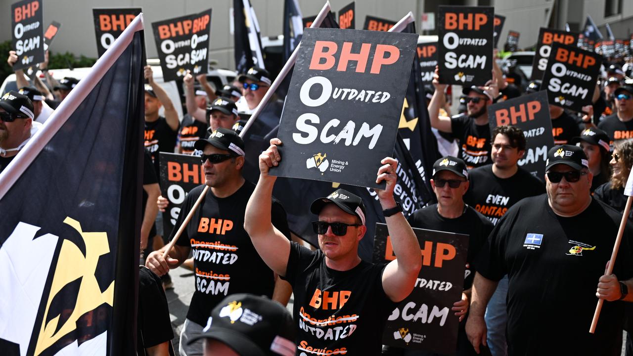 ‘Death sentence’: Protesters clash with BHP