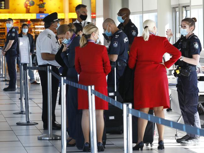 Virgin Australia says it is working with airports to ensure all spaces are being deep cleaned. Picture: Tertius Pickard