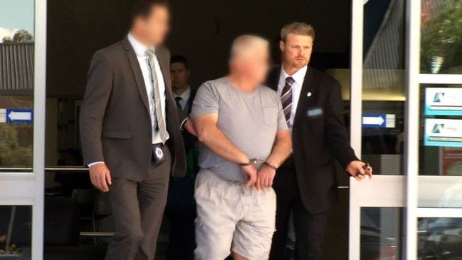 Leonard Warwick’s arrest. Credit: Supplied/ NSW Police Media