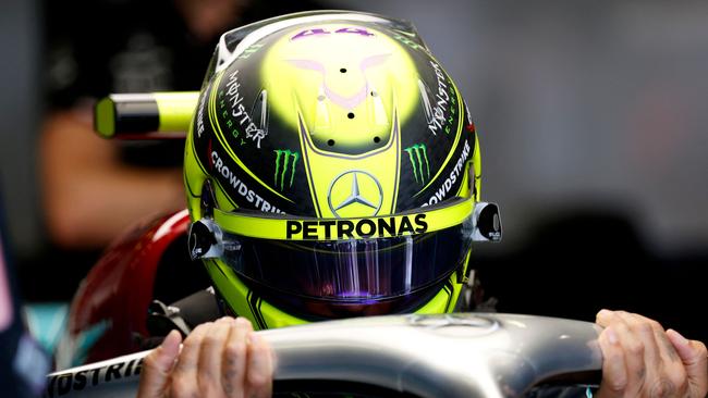 Mercedes' British driver Lewis Hamilton has struggled this season