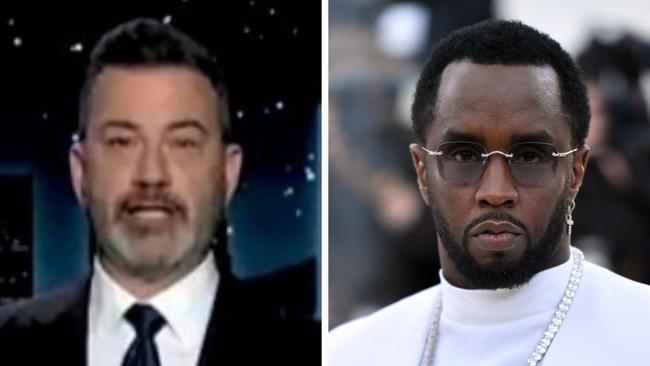 Jimmy Kimmel and disgraced rap mogul Diddy.