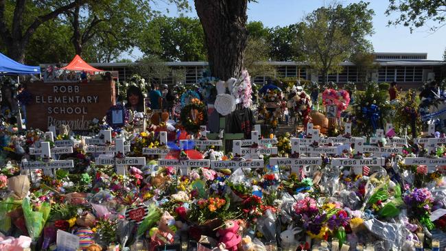 Tributes to the victims of the Robb Elementary School shooting in Uvalde.