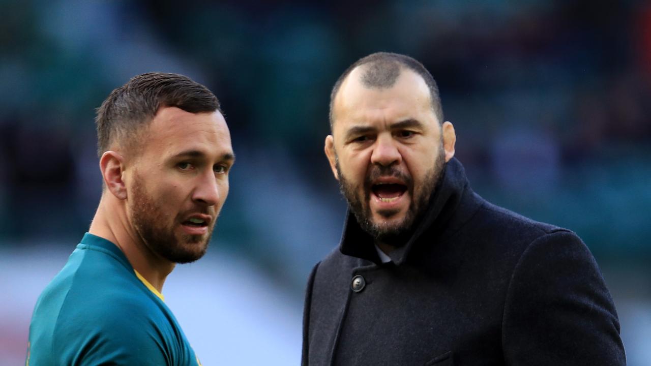 Quade Cooper, who was dropped by Michael Cheika, now has the chance to beat his former coach’s Argentinian side. Photo: Getty Images