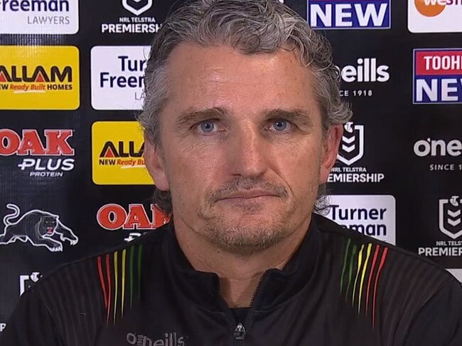 Ivan Cleary took a swipe at the referees after some "strange calls".