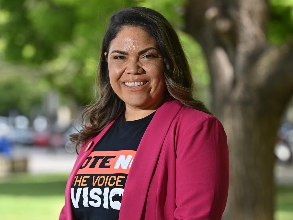 Superstar Senator Jacinta Nampijinpa Price was critical in defeating Labor’s Voice. Picture: Keryn Stevens