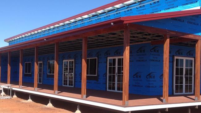 Sadleirs's Waterhole, Morven, is nearing completion. A group of locals rallied together to build the new pub for their community, which has been without one since April 2016.