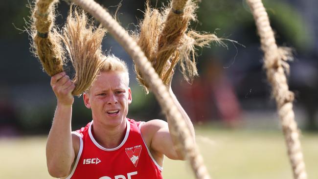 Isaac Heeney has had a big pre-season. Picture: Phil Hillyard