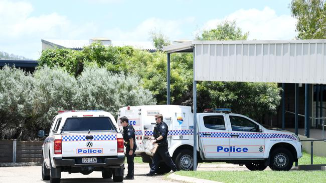 Police and Paramedics responded to an incident at William Ross High School on February 7th 2024. Picture: Shae Beplate.