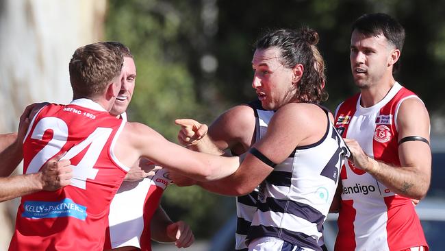 The action was hit in the clinches between South Bendigo and Strathfieldsaye.