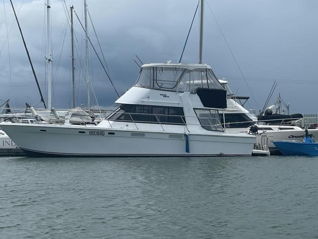 True Grit docked at the Hervey Bay marina.