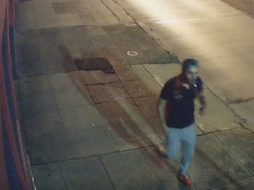 Still images of a man police want to speak to after a woman was indecently assaulted in Petersham